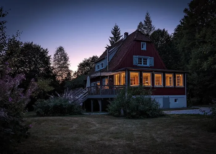 Feriehus Herzhausen Im Harz - Dein Schwedenhaus Fuer 10 Personen